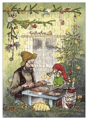 Pettersson und Findus feiern Weihnachten. Puzzle im Buch. 100 Teile - Illustrationen 3
