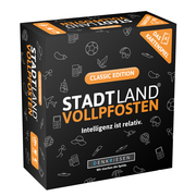 Stadt Land Vollpfosten: Classic Edition - Das Kartenspiel - Cover