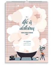 Familienkalender Nr.2 'life is delicious' 2021
