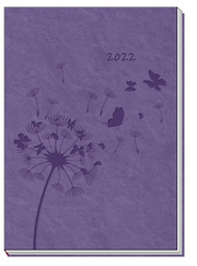Taschenkalender A6 Blumen 2022 - Cover