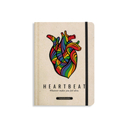 Pride Collection Nari Notizbuch A5 'Heartbeat' (punktiert, farbig)