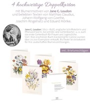 Doppelkarten 'Blumengrüße' mit Motiven von Jane C. Loudon