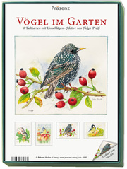 Postkarten - Vögel im Garten