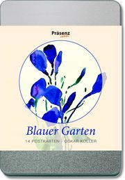 Postkarten Blauer Garten