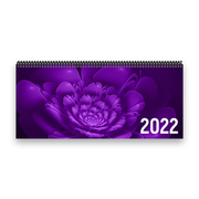 Tischkalender 2022 XL - Blume, lila
