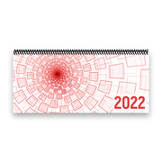 Tischkalender 2022 XL - Tunnel, rot
