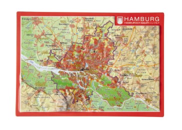 Reliefpostkarte Hamburg - Cover