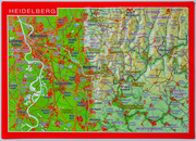 Reliefpostkarte Heidelberg