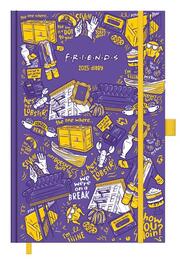 Pyramid - Friends 2025 A5 Diary, 14,8x21cm, täglicher Organizer für Fans der beliebten TV-Serie, Kalender für Büro & Schule