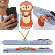 zipgrips Fuchs - 2 in 1 Handy-Griff & Aufsteller - Sicherer Griff - Halter für Smartphones - Perfekte Selfies - Ideal für Videos