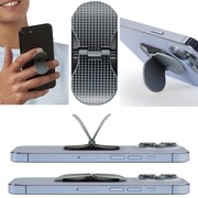 zipgrips Black Dots - 2 in 1 Handy-Griff & Aufsteller - Sicherer Griff - Halter für Smartphones - Perfekte Selfies - Ideal für Videos