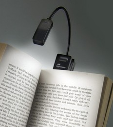 E-Booklight - LED Leselampe - Schwarz - für Bücher und E-Reader - Abbildung 2