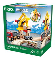 BRIO World 33280 Frachtverladestation - Eisenbahnzubehör für die BRIO Holzeisenbahn - Kleinkinderspielzeug empfohlen für Kinder ab 3 Jahren