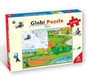 Globi Puzzle Sport