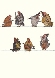 Postkarte 'Hühnermusik'