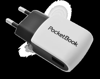 PocketBook Ladegerät USB Euro-Stecker white (weiß) - Abbildung 1