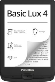 PocketBook E-Book-Reader Basic Lux 4 Black (schwarz)