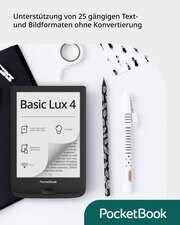 PocketBook E-Book-Reader Basic Lux 4 Black (schwarz) - Abbildung 2