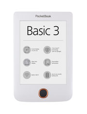 PocketBook E-Book-Reader Basic 3 white (weiß) - Abbildung 1