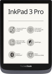PocketBook E-Book-Reader InkPad 3 Pro metallic grey (grau) - Cover