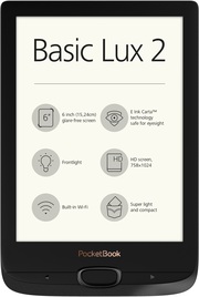 PocketBook E-Book-Reader Basic Lux 2 obsidian black (schwarz)