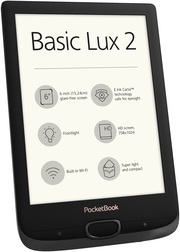 PocketBook E-Book-Reader Basic Lux 2 obsidian black (schwarz) - Abbildung 2