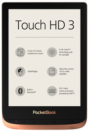 PocketBook E-Book-Reader Touch HD 3 spicy copper (kupfer/schwarz) - Abbildung 1