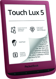 PocketBook E-Book-Reader Touch Lux 5 Ruby Red - Abbildung 2
