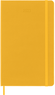 Moleskine Wochen-Notizkalender Color L/A5 Orangegelb 2023