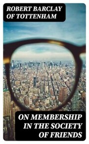 On Membership in the Society of Friends - Cover