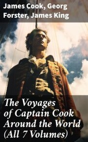 The Voyages of Captain Cook Around the World (All 7 Volumes) - Cover