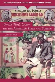Uncle Tom's Cabin on the American Stage and Screen - Cover