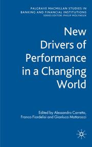 New Drivers of Performance in a Changing World - Cover