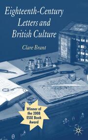 Eighteenth-Century Letters and British Culture - Cover