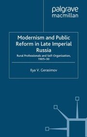 Modernism and Public Reform in Late Imperial Russia - Cover