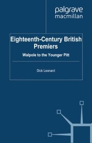 Eighteenth-Century British Premiers - Cover