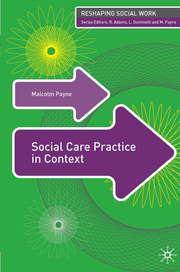 Social Care Practice in Context - Cover