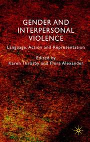 Gender and Interpersonal Violence