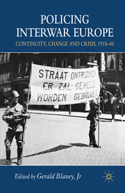 Policing Interwar Europe - Cover