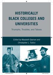 Historically Black Colleges and Universities - Cover