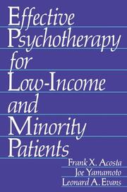 Effective Psychotherapy for Low-Income and Minority Patients