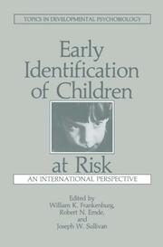 Early Identification of Children at Risk - Cover