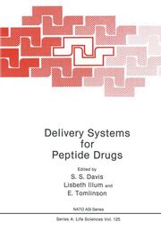 Delivery Systems for Peptide Drugs (Nato Asi Series a, Life Sciences, Vol 125) - Cover