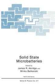 Solid State Microbatteries - Cover