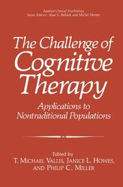 The Challenge of Cognitive Therapy - Cover