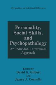 Personality, Social Skills, and Psychopathology: