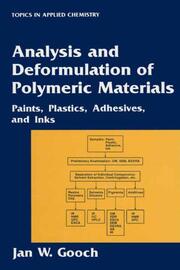Analysis and Deformulation of Polymeric Materials
