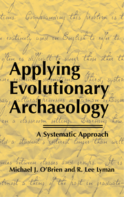 Applying Evolutionary Archaeology - Cover