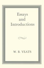 Essays and Introductions - Cover
