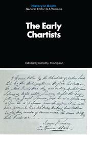 The Early Chartists - Cover